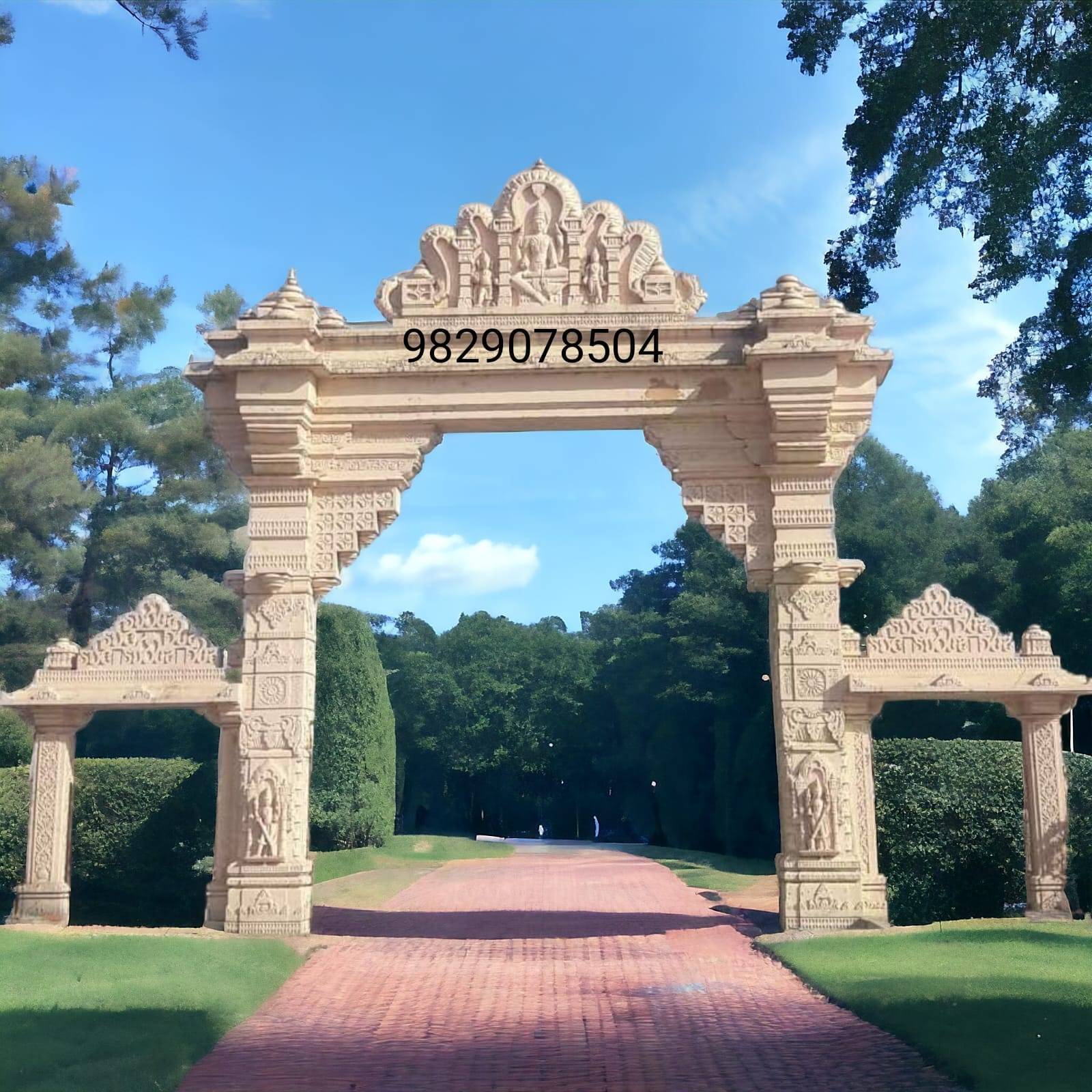 Marble Carving Gate