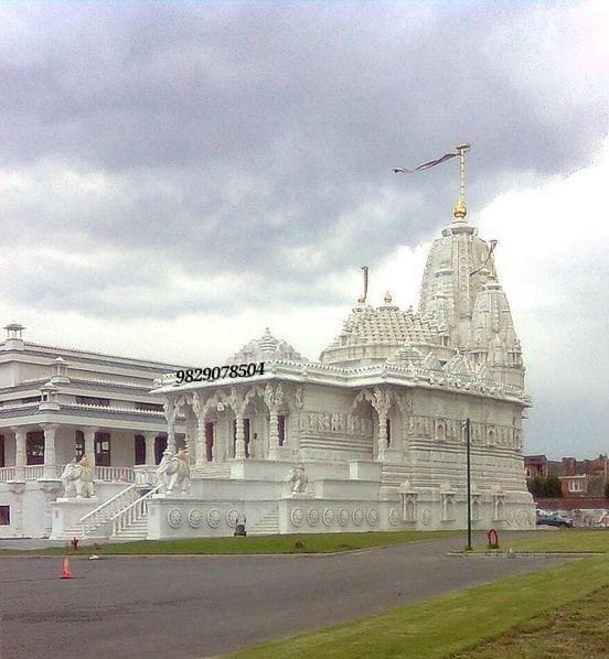 White Marble Outdoor Temple