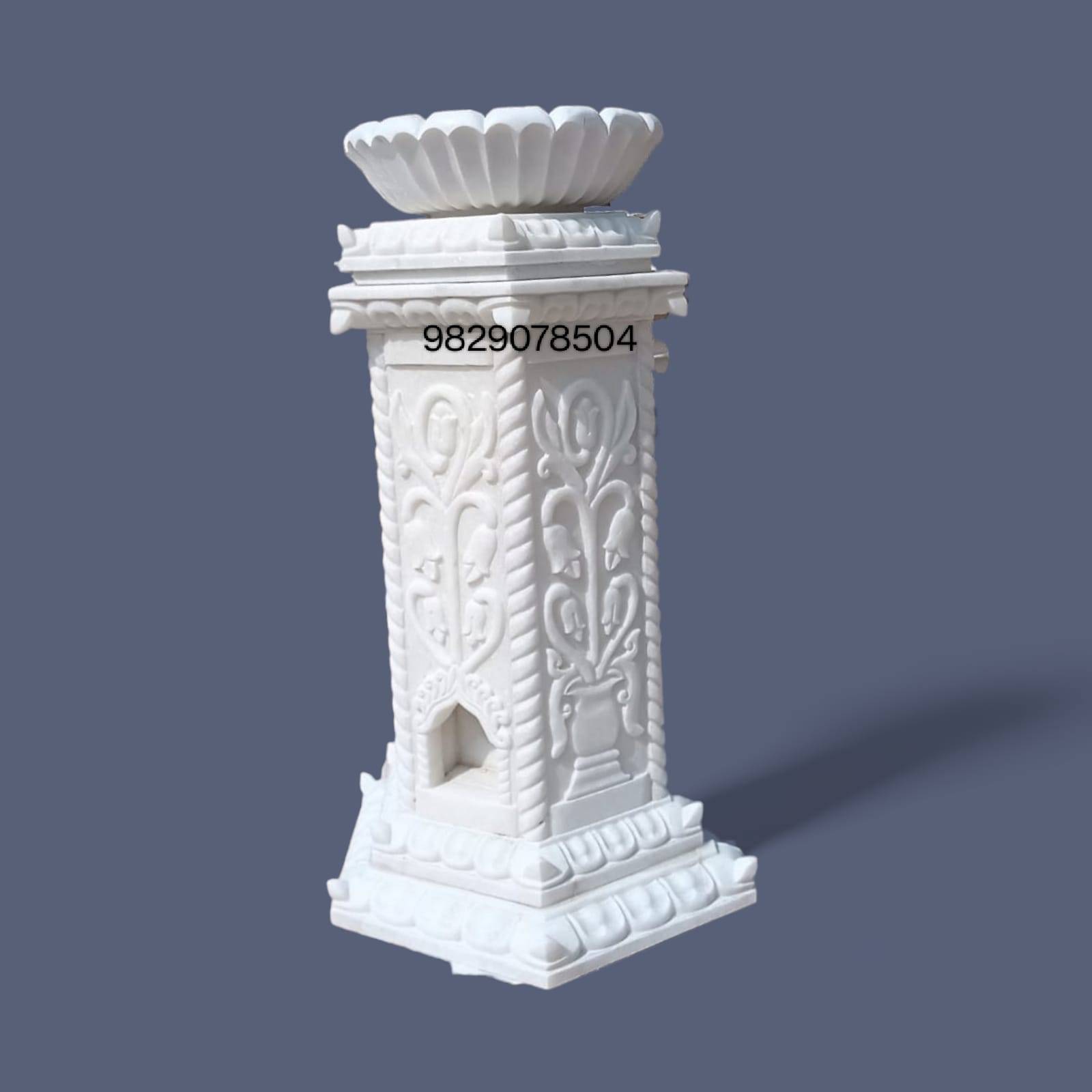 White Marble Pillars