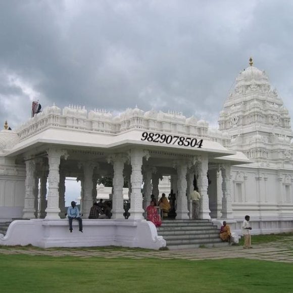 White Marble Temple Construction Work