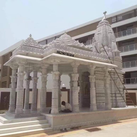 White Marble Outdoor Temple